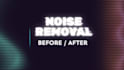 remove background noise and give you studio quality audio