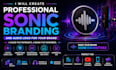 create professional sonic branding and audio logo for your brand