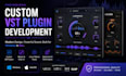 design and develop your vst plugin with modern and clean UI for windows and mac