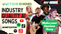 create industry quality custom ai song