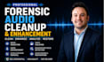 do forensic audio edit noise reduction, voice isolation background noise cleanup