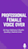 record a professional female urdu voice over