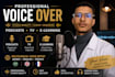 record a professional voice over for podcasts, TV, and elearning