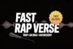 create rap verse, trap rap vocals, UK drill rap, british rapper