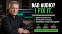 clean audio and provide forensic audio enhancement for speech