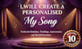 create a custom personalised song for you