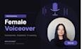 record a warm and energetic female voiceover