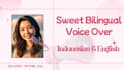 record a cute bilingual indonesian voice over