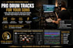 record live drums for your song with professional drum samples