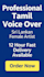 record a professional female tamil voice over