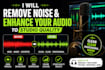 edit and enhance your audio to professional studio quality