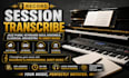 record session transcribe jazz piano keyboard solo ensemble classical orchestra