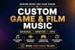 compose custom music for your video game