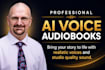 create a professional custom ai voice audiobook narration
