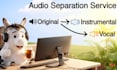 remove vocal or instrumental from your audio