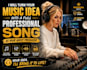 turn your music idea into a full professional song as your ghost producer