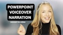 narrate your powerpoint presentation and convert to video