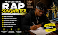ghostwrite and record rap, drill, trap or afrobeat songs