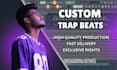produce a custom trap beat with exclusive license