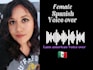 record a latin american voiceover for any narration