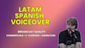 record a professional latin american spanish voice over