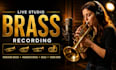 record live studio quality marching brass, manouche brass, bugle, tenor horn