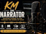 professionally narrate or voice over your project