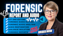 do forensic audio editing, audio analysis, restoration, detect background voice