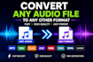 convert any audio file to any other format