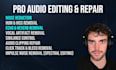 edit, noise reduction, repair, enhance, fix and clean up your audio