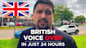 record a professional british male voice over