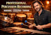 record tabla udu drum and talking drum for your track