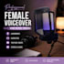 record a warm female voice over or audiobook narration