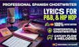 ghostwrite professional spanish lyrics