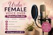 do professional urdu female voice over