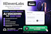 create professional ai voice overs using elevenlabs