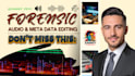 do forensic audio cleanup, metadata, and forensic audio editing, with pro tools