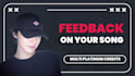 give song feedback as a producer with multiplatinum credits