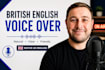 record a natural british english voice over