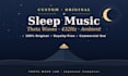 compose custom ambient sleep meditation music with theta waves