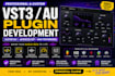 develop custom vst3 and au audio plugins with professional gui and dsp features