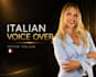 record a professional native italian female voice over
