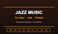 compose custom jazz music for your video, cafe, or podcast
