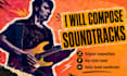 compose guitar based instrumental music for your video game