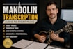 do professional mandolin transcription, notation, and lead sheet from audio