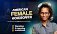 record female voiceover for explainer video, elearning or audiobook narration