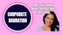 record a warm professional corporate narration voice over