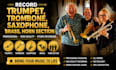 record trumpet, trombone, saxophone, brass, horn section