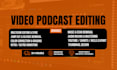 edit your video podcast professionally