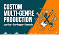 produce a custom track with live  instruments jazz pop ska reggae cinematic